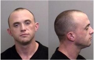 Sanderson from his Nov. 26 MCSO booking log photo.