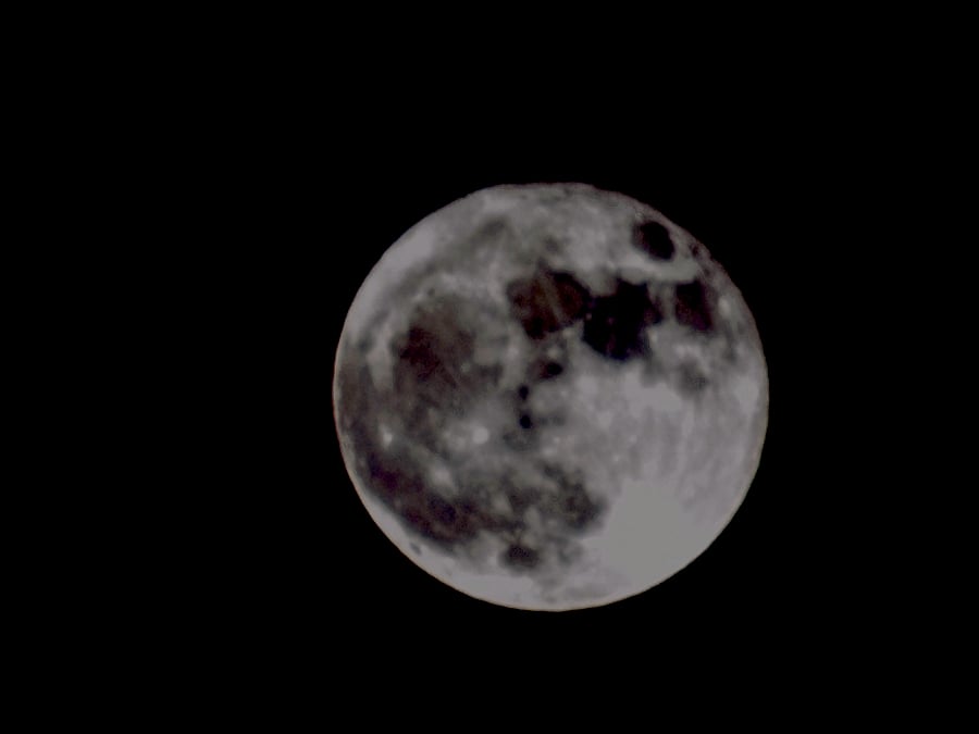 Moon over Willits November 14.