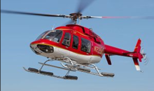 A Bell 407, similar to one used by the Sonoma County Sheriff's Office.