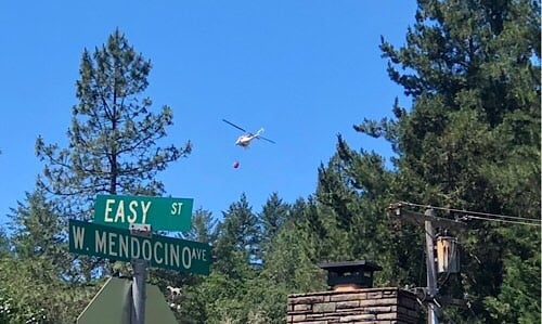 Pepperwood incident copter