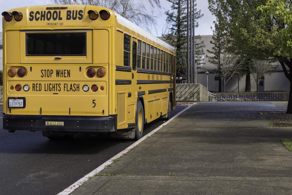 UUSD School Bus - photo from MCOE.