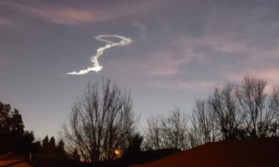 Northern California meteor
