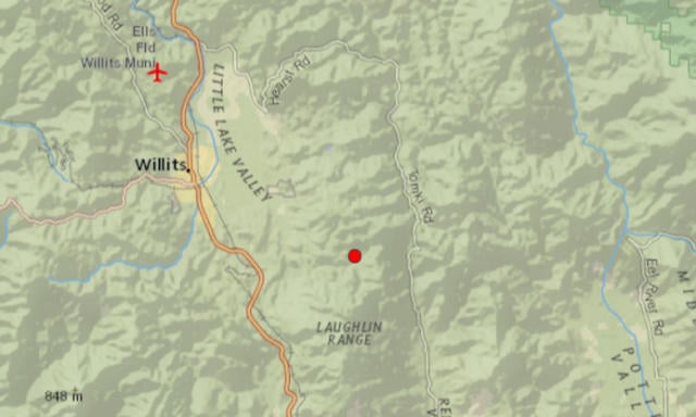 Location of the quake on Jan. 24, 2019.