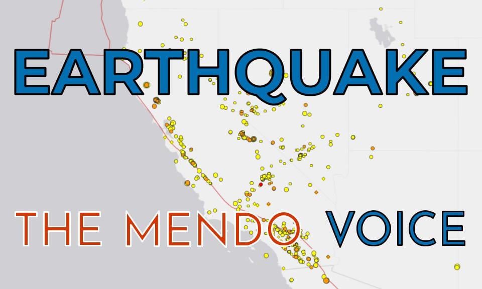 Mendocino Voice earthquake logo
