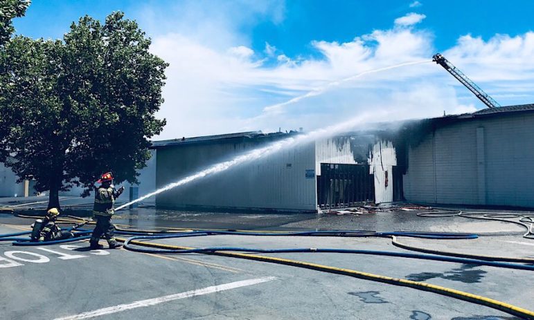 Motel 6 fire - courtesy of Cal Fire