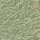 The location of the 3.9 quake in relation to Comptche and Ukiah, on March 24, 2021. (Courtesy USGS)