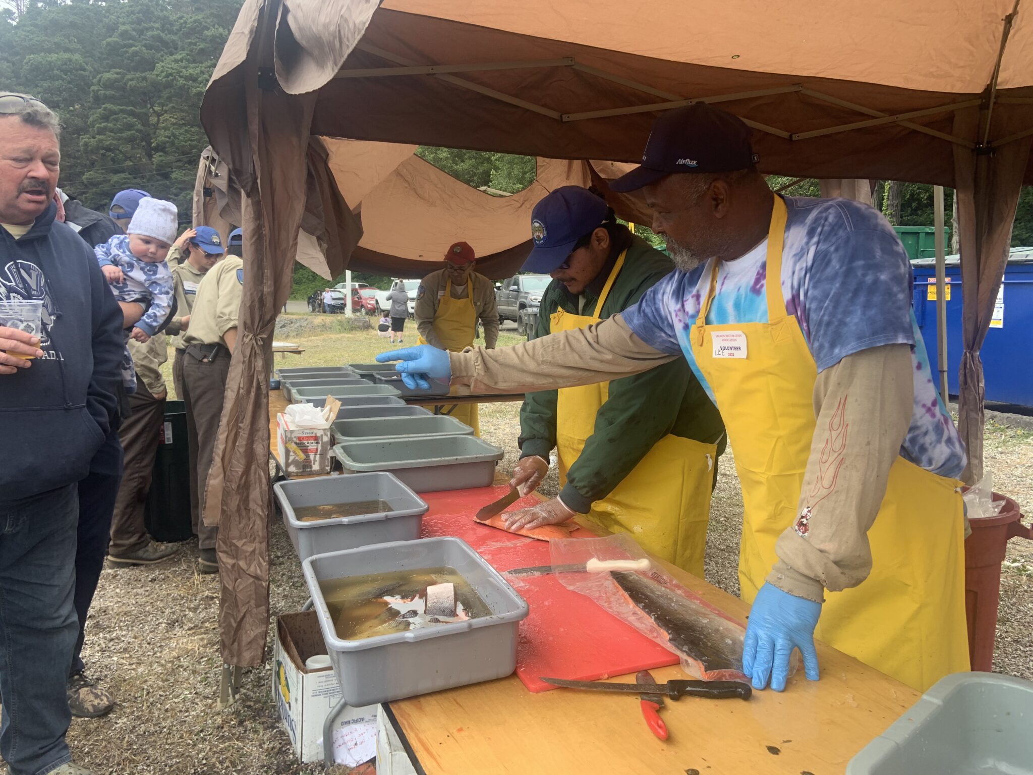 Fort Bragg shows out for salmon restoration, good time at World’s