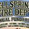 A flier for the 2022 bell springs fire department fundraiser
